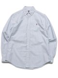 【送料無料】POLO RALPH LAUREN CLASSIC FIT STRIPE OXFORD BD SHIRT