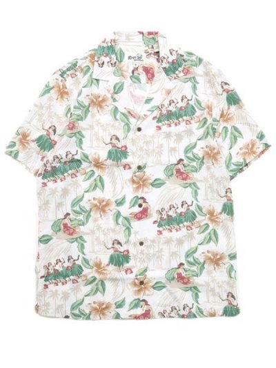 画像1: 【SALE】REYN SPOONER HULA SHOW RAYON CAMP SHIRTS