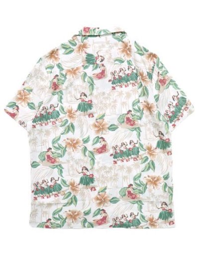 画像2: 【SALE】REYN SPOONER HULA SHOW RAYON CAMP SHIRTS