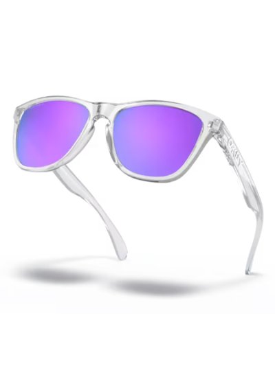 画像4: 【送料無料】OAKLEY FROGSKINS POLISHED CLEAR/PRIZM VIOLET