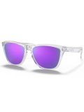 【送料無料】OAKLEY FROGSKINS POLISHED CLEAR/PRIZM VIOLET