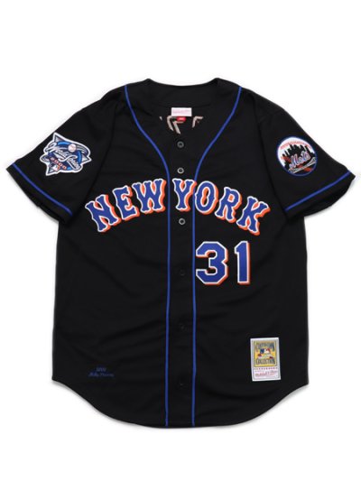 画像1: 【送料無料】MITCHELL & NESS AUTHENTIC JERSEY-METS 00 MIKE PIAZZA #31