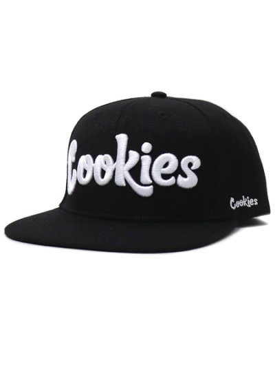 画像1: COOKIES CLOTHING MINT TWILL CAP BLACK/WHITE