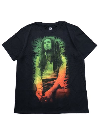 画像1: ZION BOB MARLEY RASTA LEAVES TEE