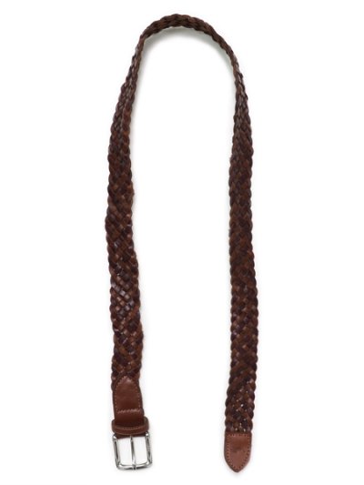 画像5: 【送料無料】POLO RALPH LAUREN WESTEND BRAID BELT SADDLE/DARK BROWN