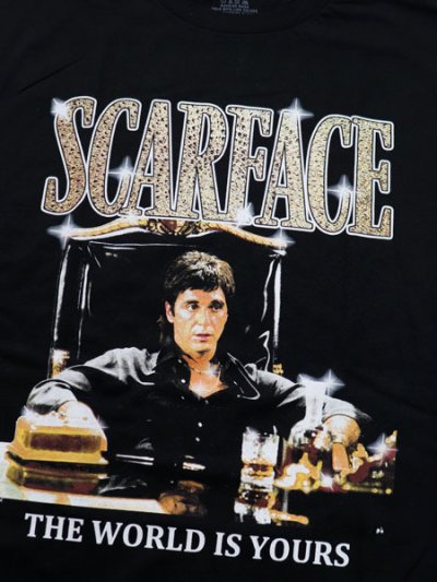 画像3: 【SALE】AMERICAN CLASSICS SCARFACE GOLD LOGO TEE