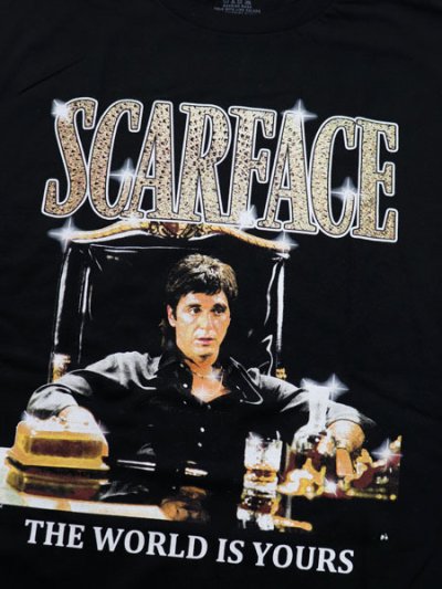 画像3: AMERICAN CLASSICS SCARFACE GOLD LOGO TEE