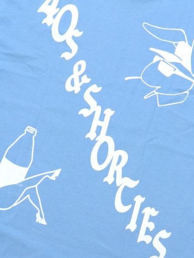 画像4: 【MEGA SALE】40s & Shorties PLAYER TEE CAROLINA BLUE