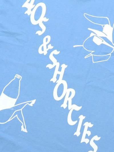 画像4: 【SALE】40s & Shorties PLAYER TEE CAROLINA BLUE