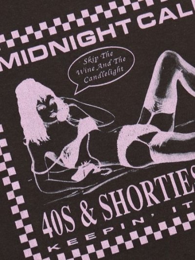 画像3: 【MEGA SALE】40s & Shorties MIDNIGHT CALLER TEE BROWN