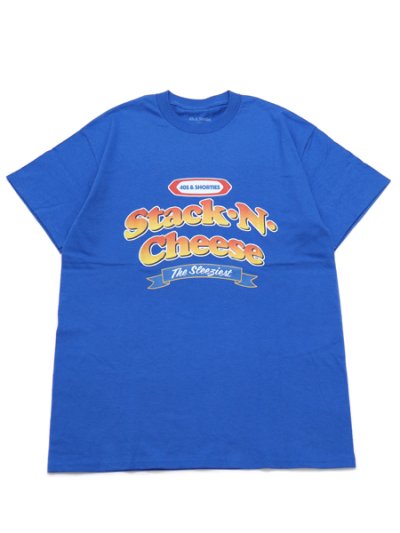 画像1: 【SALE】40s & Shorties STACK N CHEESE TEE ROYAL BLUE