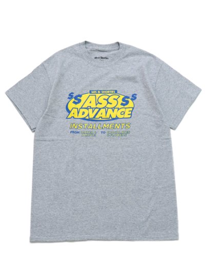 画像1: 【MEGA SALE】40s & Shorties ADVANCE TEE HEATHER GREY