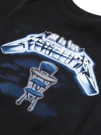 画像3: 【SALE】【KIDS】MERCH TRAFFIC METALLICA TODDLER M IS FOR RTL ONESIE