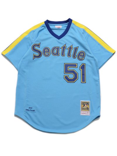 画像1: 【送料無料】MITCHELL & NESS AUTHENTIC JERSEY-MARINERS 10 ICHIRO #51