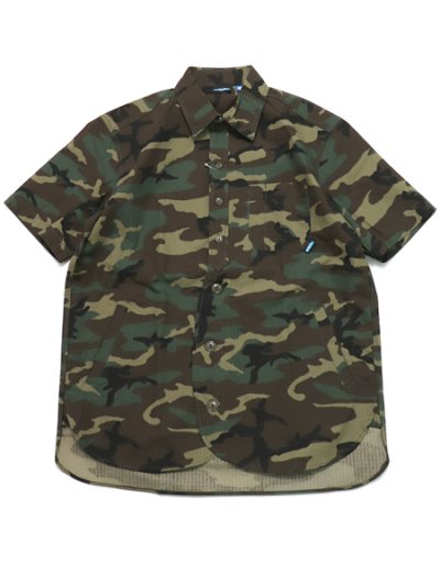 画像1: 【SALE】KAVU S/S RIPSTOP LOOP SHIRTS WOODLAND