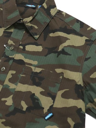 画像3: 【SALE】KAVU S/S RIPSTOP LOOP SHIRTS WOODLAND
