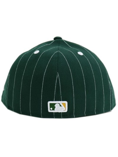 画像4: 【SALE】NEW ERA LP 59FIFTY PINSTRIPE ATHLETICS DK GREEN