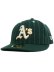 画像1: 【SALE】NEW ERA LP 59FIFTY PINSTRIPE ATHLETICS DK GREEN (1)