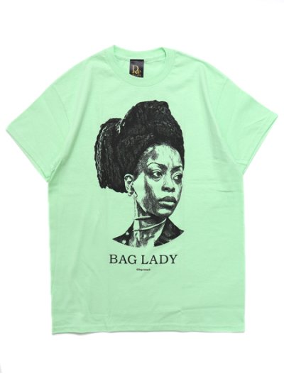 画像1: Rap Attack BAG LADY TEE MINT GREEN