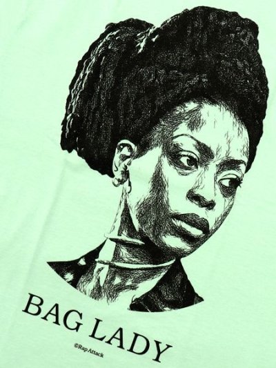 画像3: 【SALE】Rap Attack BAG LADY TEE MINT GREEN