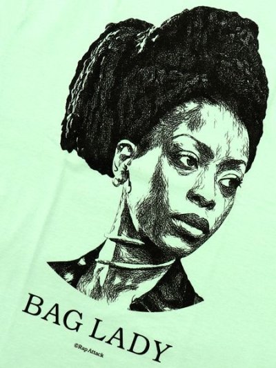 画像3: Rap Attack BAG LADY TEE MINT GREEN