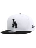NEW ERA 9FIFTY LA DODGERS WHITE/BLACK