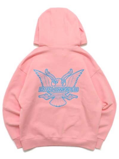 画像1: 【SALE】【送料無料】DIPLOMATS EMPIRE JEFF HAMILTON PINK PULLOVER HOODIE