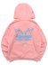 画像1: 【SALE】【送料無料】DIPLOMATS EMPIRE JEFF HAMILTON PINK PULLOVER HOODIE (1)