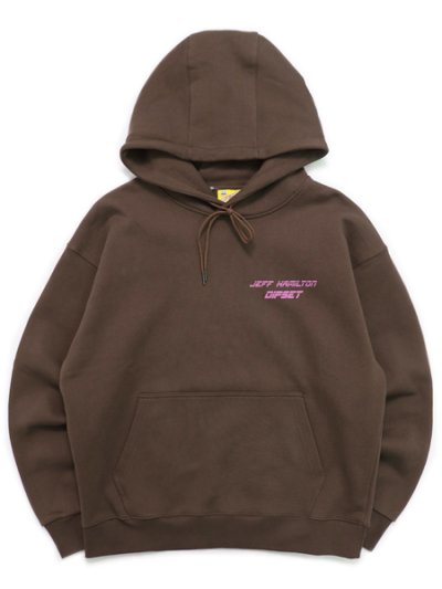 画像2: 【SALE】【送料無料】DIPLOMATS EMPIRE JEFF HAMILTON BROWN PULLOVER HOODIE