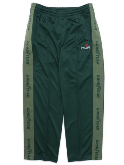 画像1: 【SALE】HUF GOODYEAR TOURING TRACK PANT FOREST GREEN