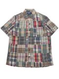 【SALE】【送料無料】POLO RALPH LAUREN CLASSIC FIT MADRAS PATCHWORK SHIRT