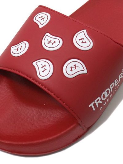 画像6: 【SALE】TROOPER AMERICA SLIDE SANDAL BANDANA RED/WHITE