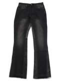 【送料無料】mnml B167 PAISLEY FLARE DENIM BLACK