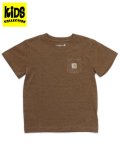 【KIDS】CARHARTT KIDS YTH SS POCKET TEE-CARHARTT BROWN HT