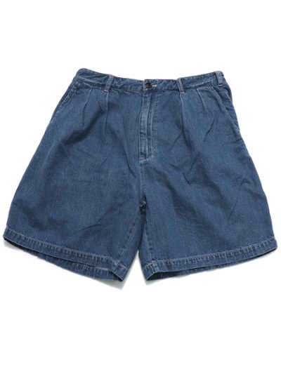 画像1: 【SALE】SCHOTT NEP DENIM 2TUCK SHORTS USED