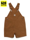 【KIDS】CARHARTT KIDS LOOSE FIT CANVAS SHORTALL-C.BROWN