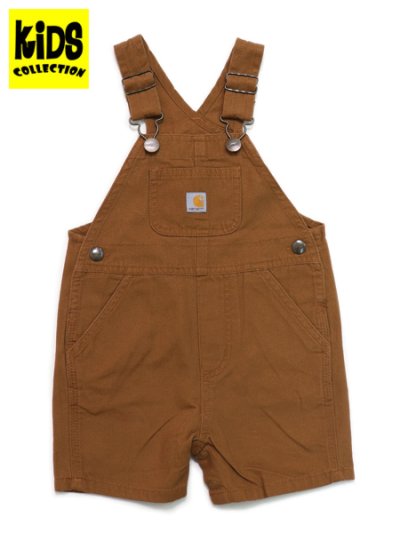 画像1: 【KIDS】CARHARTT KIDS LOOSE FIT CANVAS SHORTALL-C.BROWN