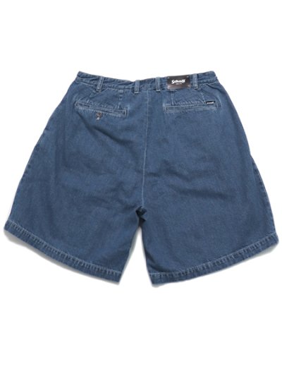 画像2: 【SALE】SCHOTT NEP DENIM 2TUCK SHORTS USED