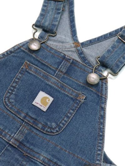 画像3: 【KIDS】CARHARTT KIDS RUGGED FLEX LOOSE DNM SHORTALL-MDW