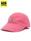 【KIDS】CARHARTT KIDS CANVAS CAP-PINK LEMONADE