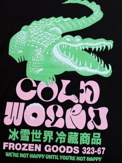 画像4: 【SALE】COLD WORLD FROZEN GOODS GATOR TEE