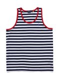 POLO RALPH LAUREN CLASSIC FIT STRIPED TANK CRUISE NAVY/WHT