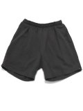 LOS ANGELES APPAREL 14oz GD HEAVY FLEECE MID SHORT-VNTG BLK