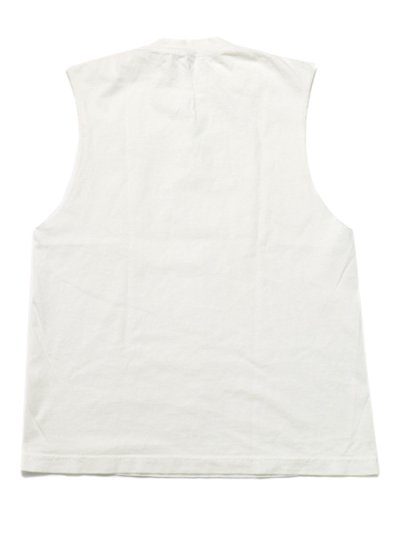 画像2: LOS ANGELES APPAREL SLEEVELESS TEE 6.5oz FINISHED HEM-OFF WHITE