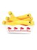 画像1: IN-N-OUT BURGER FRY BOAT PLUSH (1)