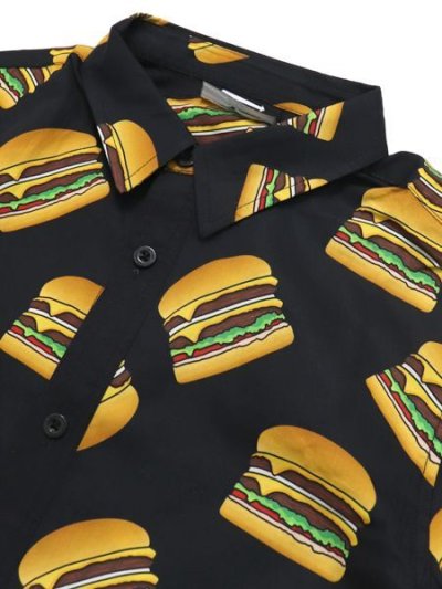 画像3: 【送料無料】IN-N-OUT BURGER DOUBLE-DOUBLE BUTTON-UP SS SHIRT