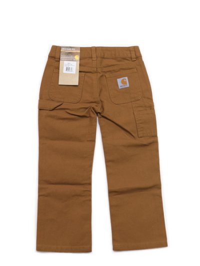 画像2: 【KIDS】CARHARTT KIDS CANVAS DUNGAREE PANT CARHARTT BROWN