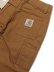 画像5: 【KIDS】CARHARTT KIDS CANVAS DUNGAREE PANT CARHARTT BROWN