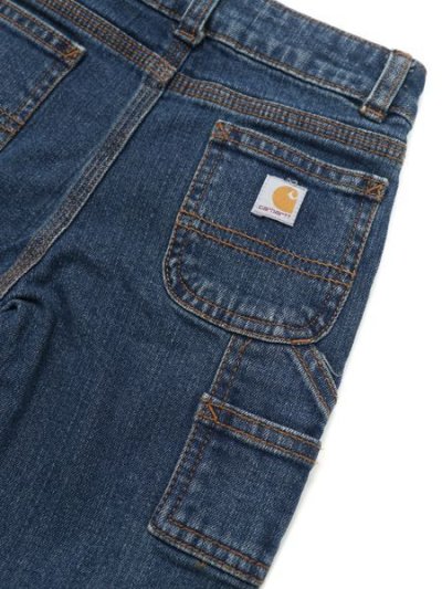 画像4: 【KIDS】CARHARTT KIDS WASHED DENIM DUNGAREE MEDIUM WASH