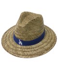 47BRAND JURASSIC NATURAL STRAW HAT DODGERS